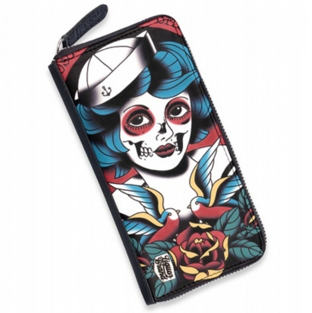 Liquor Brand Loose Lips Wallet Dead Sailor Girl